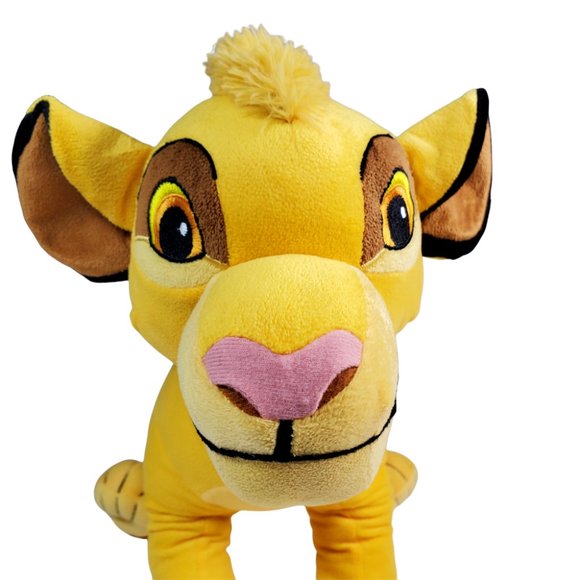 Disney Authentic The Lion King Simba Plush 24" Nose -Tip of Tail Stuffed Animal - Picture 4 of 9